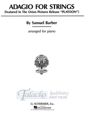 Adagio For Strings (Arr. For Piano)